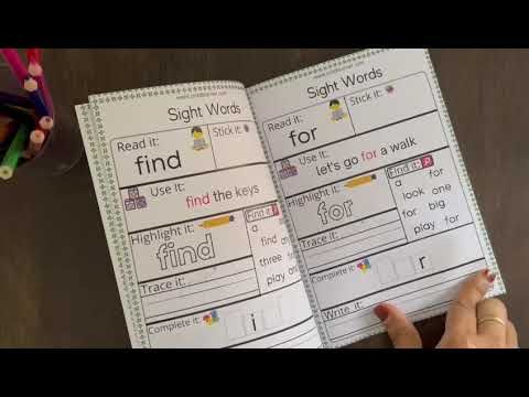 Sight Words Practice Book for Kids | Build Reading Fluency with High-Frequency Words (Ages 4–7)