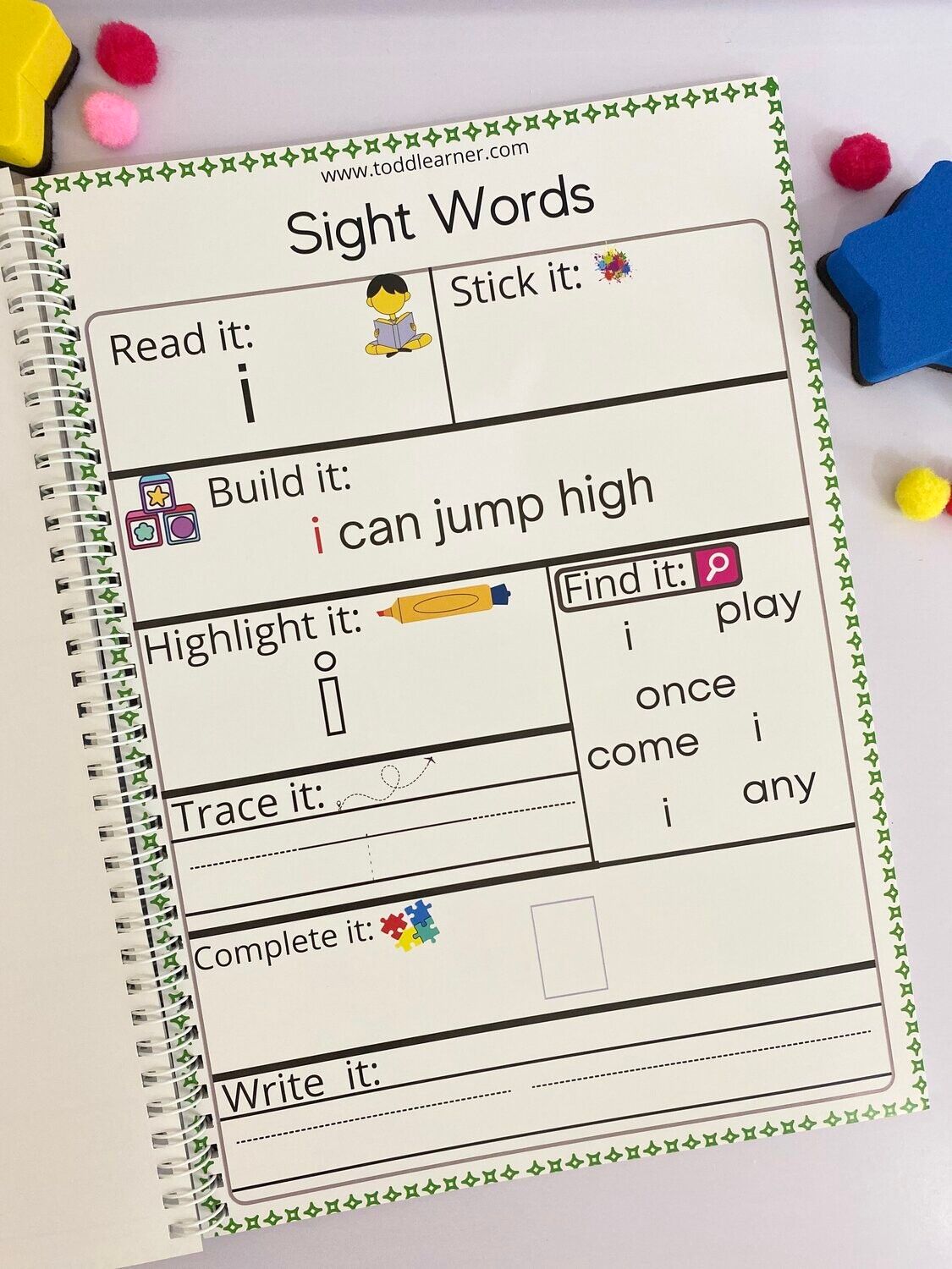 Sight Words Practice Book for Kids | Build Reading Fluency with High-Frequency Words (Ages 4–7)