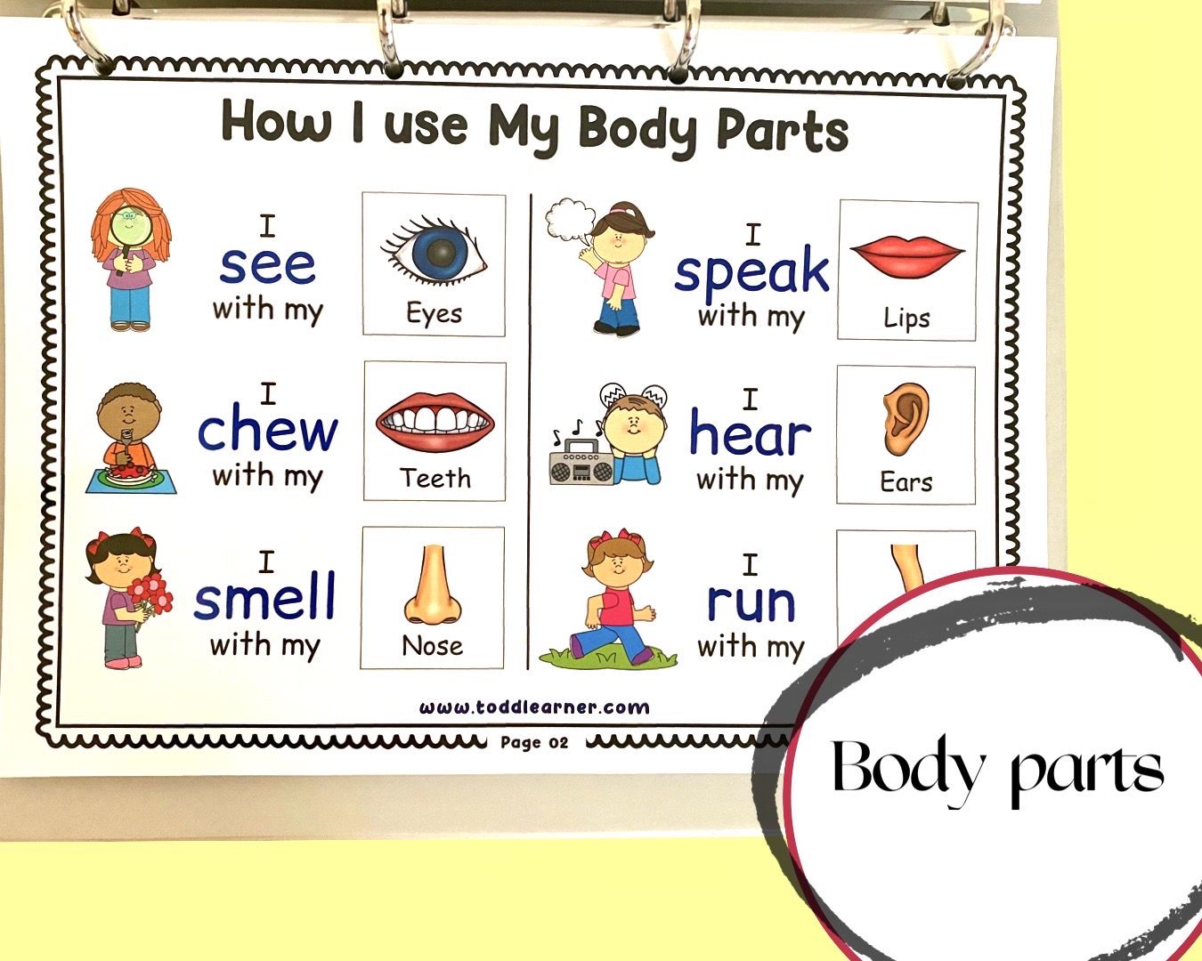 Add on learning Binder (Laminated Version)