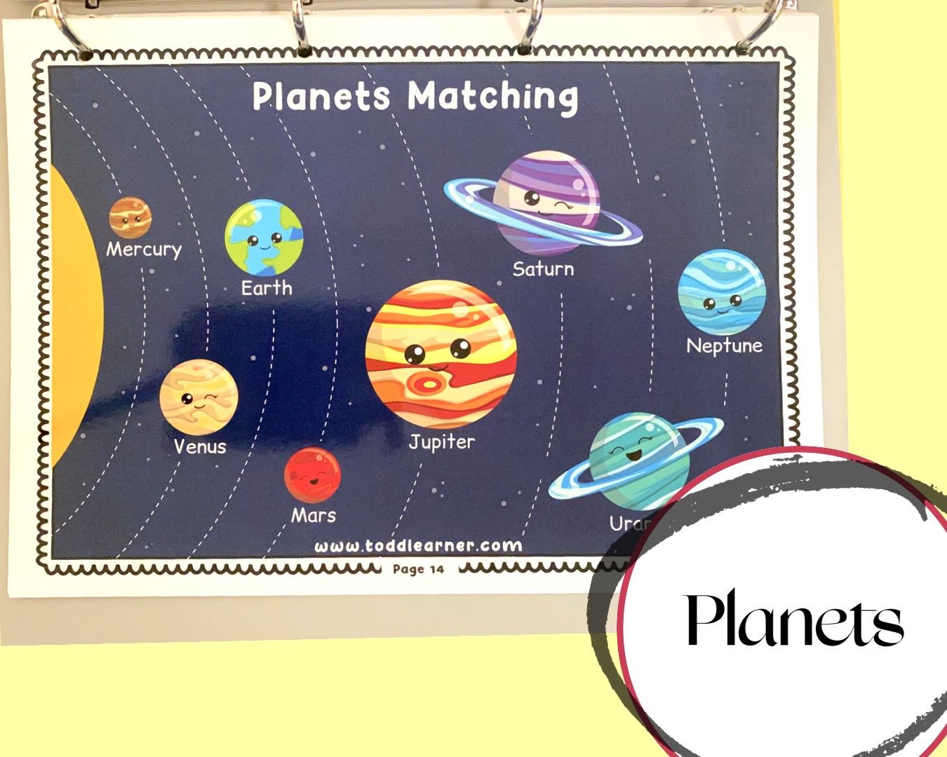 Add on learning Binder (Laminated Version)