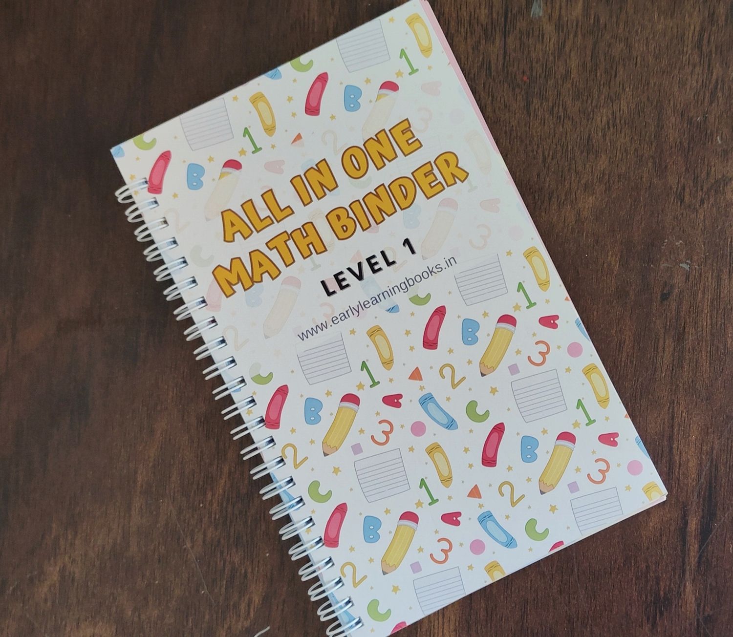 All in One Math Learning Book for Kids.