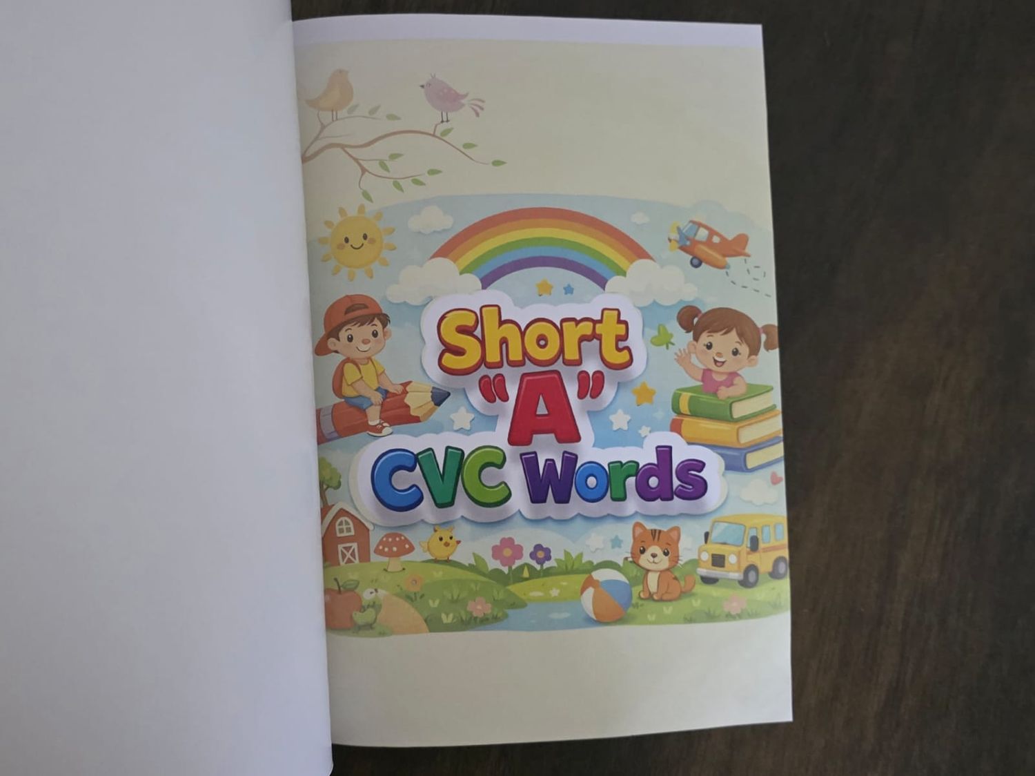 CVC Words Learning Book for Kids (Ages 3-6) | Phonics Reading Practice | Learn to Read 3 Letter Words