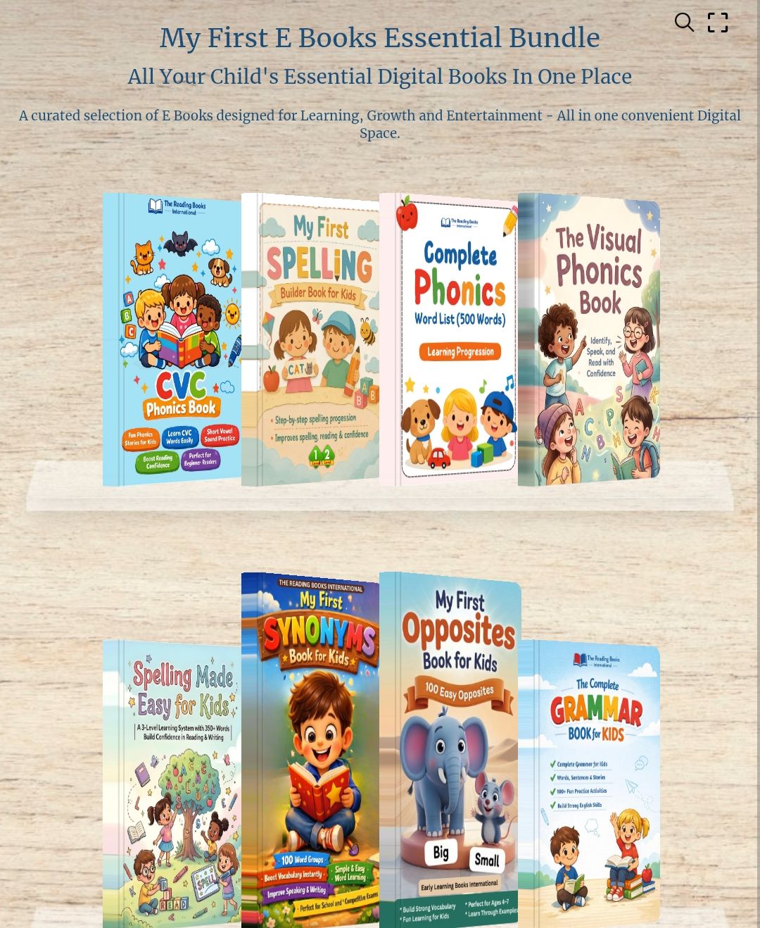 Complete Early Learning Bundle (20 E-Books) for Kids Ages 3–7 | Phonics, CVC Words, Sight Words, Vocabulary, Math &amp; Sentence Building