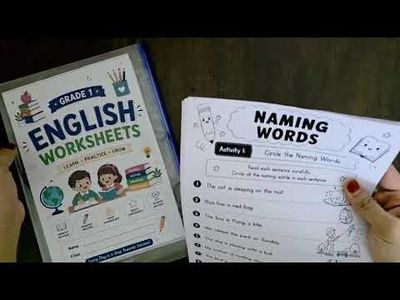 Grade 1 English Worksheets | 50+ Printable Grammar, Reading & Writing Worksheets for Kids
