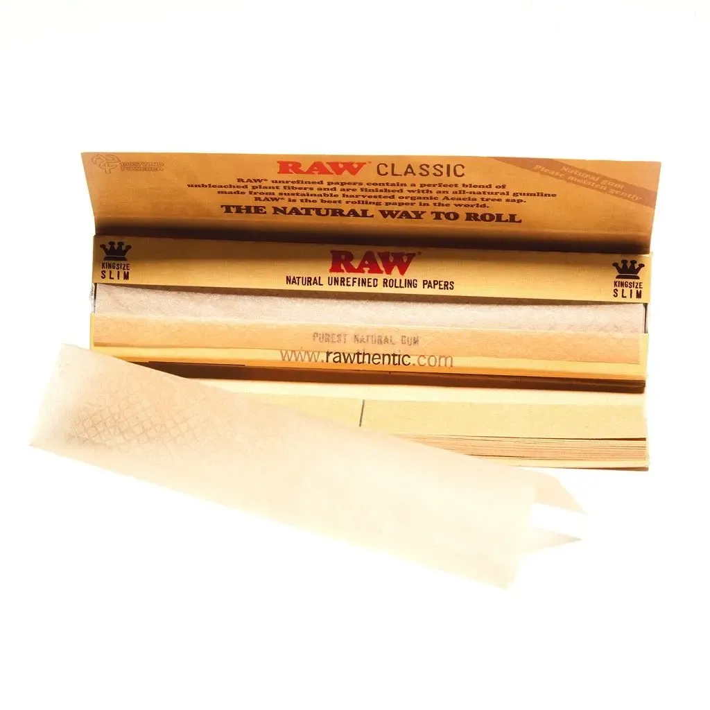 RAW Connoisseur Classic Papers and Tips | King-Size Slim
