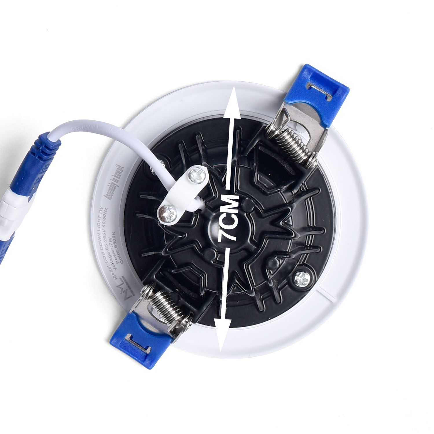 7W COB downlight chassis