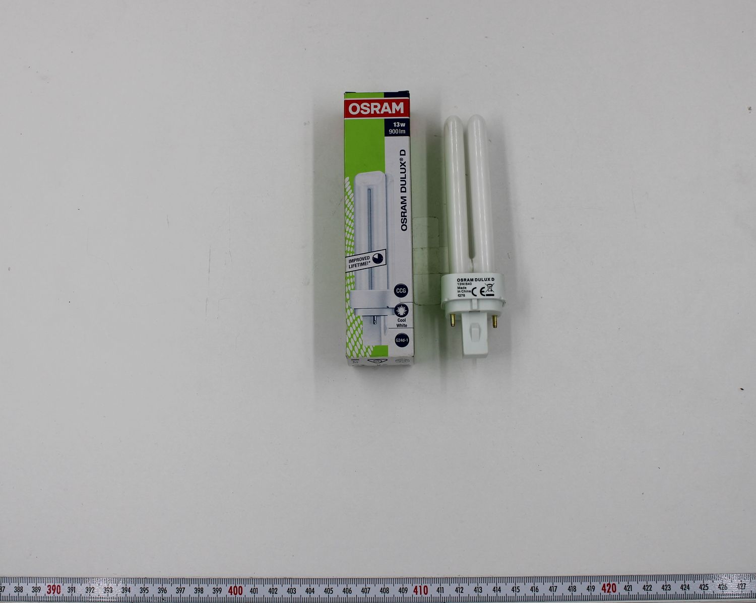 OSRAM DULUX D G24D-1 13W 4000K 900lm 840 4050300010625