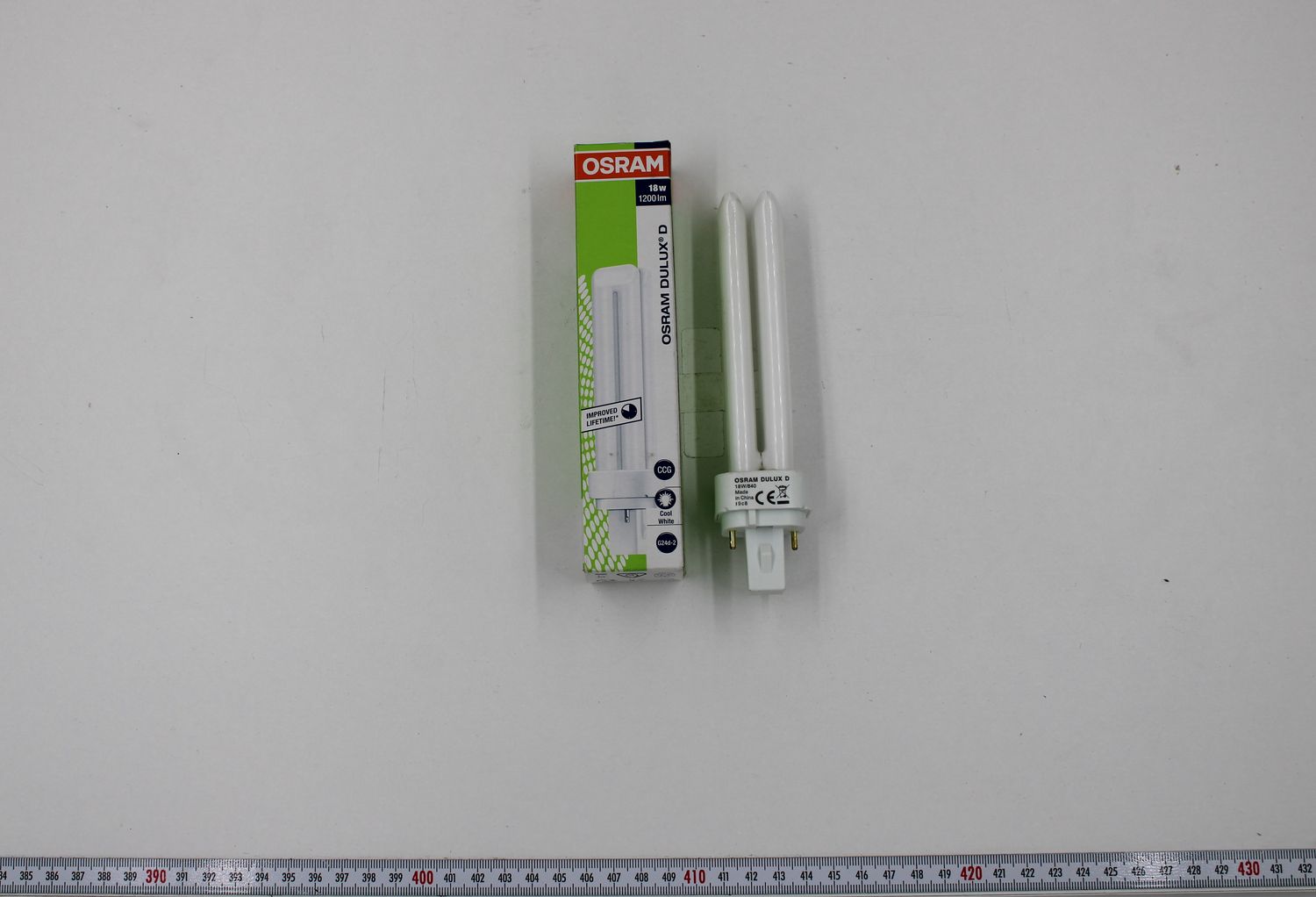 OSRAM DULUX D G24D-2 18W 4000K 1200lm 840 4050300012056