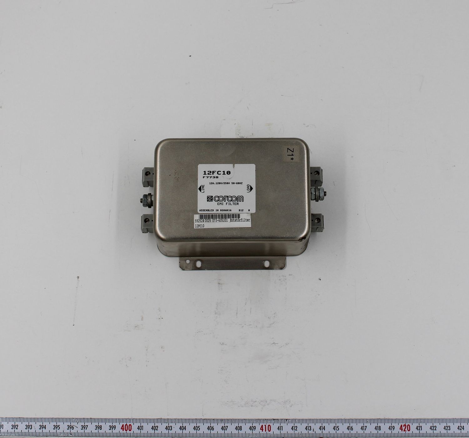 CORCOM 12FC10 F7738 12A 120/250V 50/60Hz