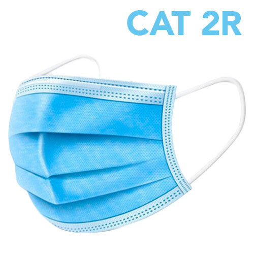 Chirurgisch mondneusmasker CAT 2R / Masques chirurgicaux bouche nez CAT 2R