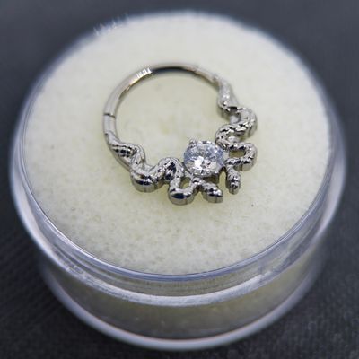 Dual Snake Hinged Ring