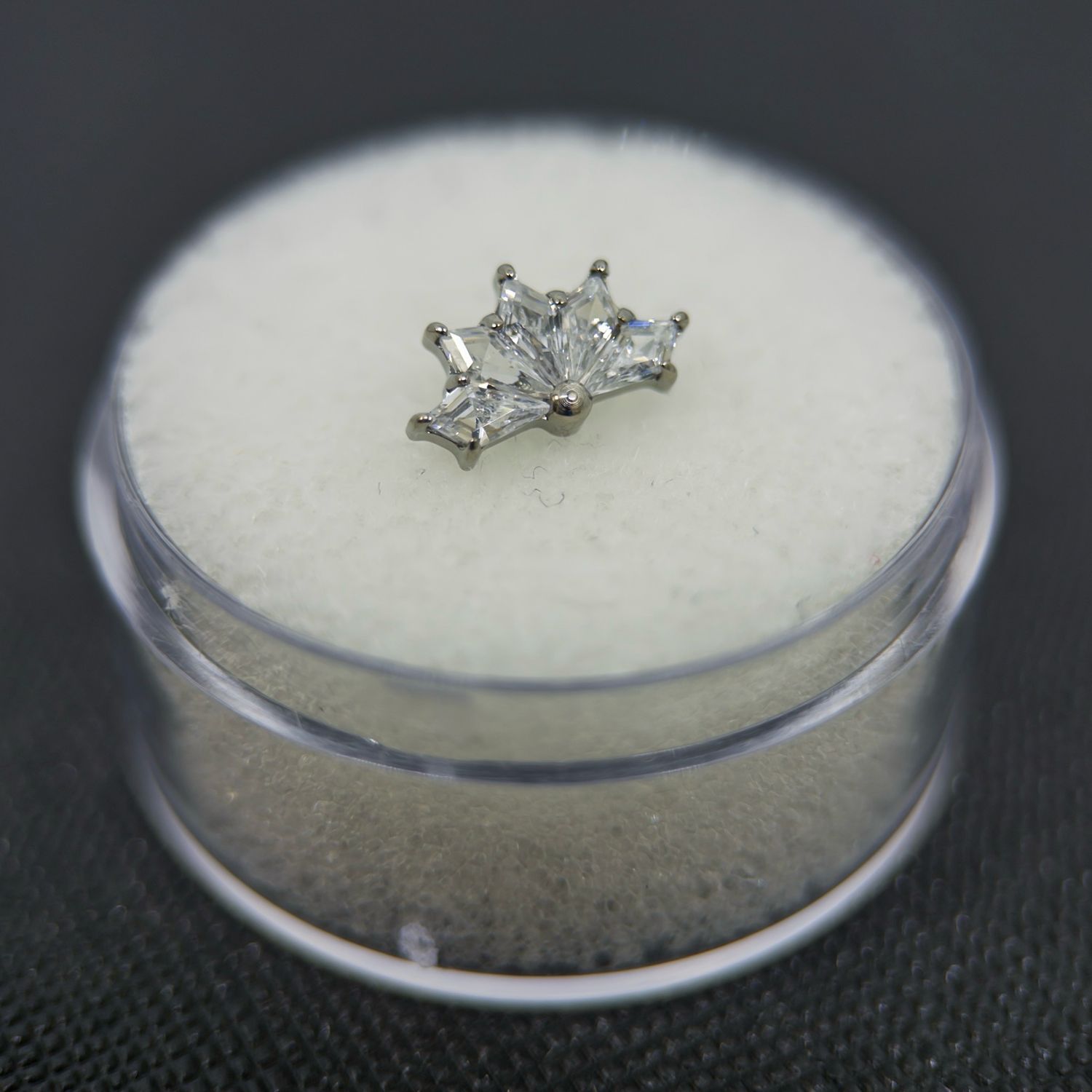 'Webber' 5 Stone Clear CZ Attachment