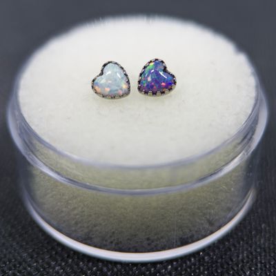Prong Set Opal Heart Attachment