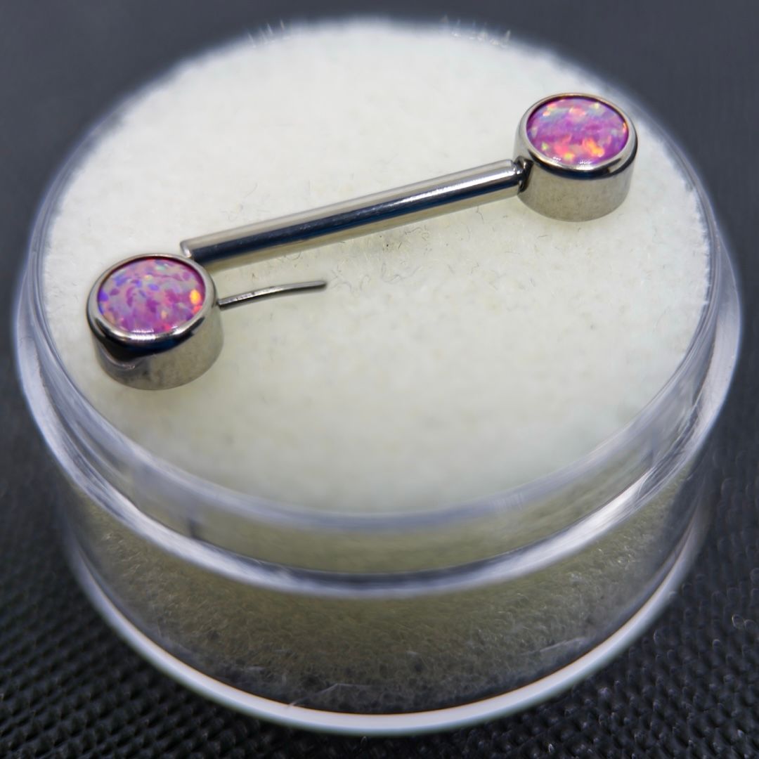 Forward Facing Opal Nipple Bar
