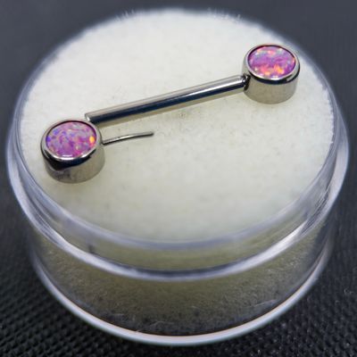 Forward Facing Opal Nipple Bar