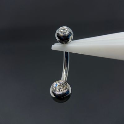 Baby Cubic Zirconia Navel Bar