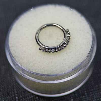 Beaded Hinge Ring