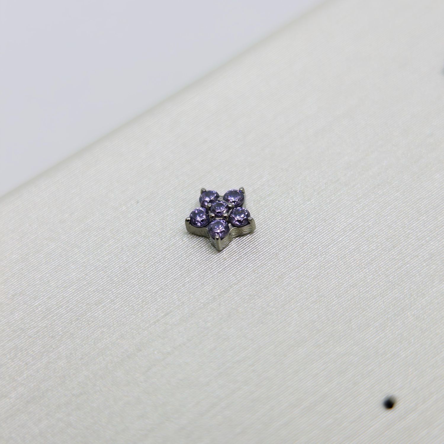 Amethyst 5 Petal Flower