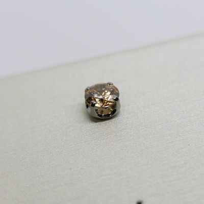 Champagne 4 Prong-Set CZ