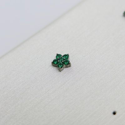 Emerald 5 Petal Flower