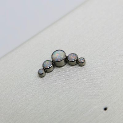 Curved 5 Opal Cluster