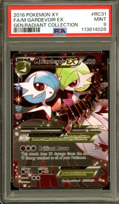 Pokemon XY Generations 2016 - MGardevoir EX #RC31 - PSA 9