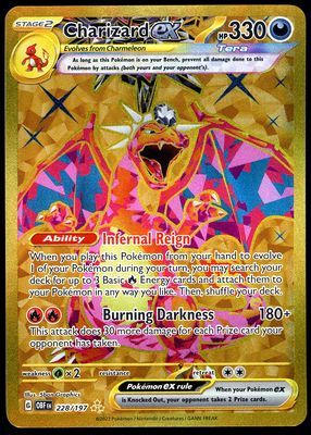 Pokemon Obsidian Flames 2023 - Charizard EX #228