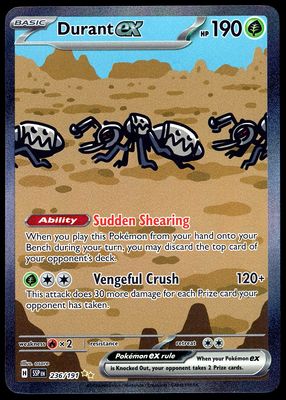 Pokemon Surging Sparks 2024 - Durant EX #236