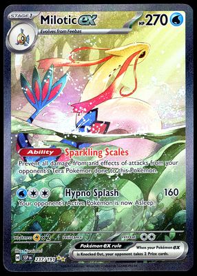 Pokemon Surging Sparks 2024 - Milotic EX #237