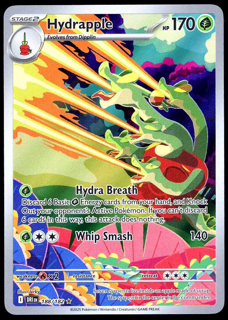 Pokemon Destined Rivals 2025 - Hydrapple #188