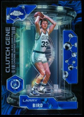 Topps Chrome Basketball 2025 Clutch Gene - Larry Bird 107/150 #CG-30