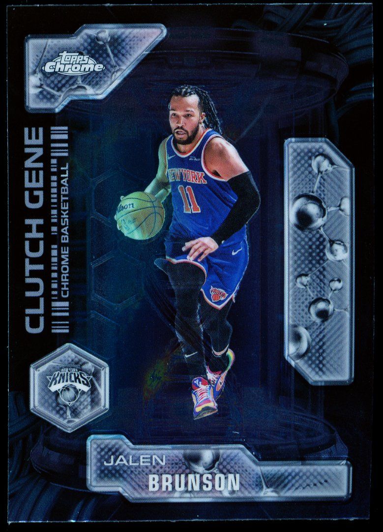 Topps Chrome Basketball 2025 Clutch Gene - Jalen Brunson #CG-12