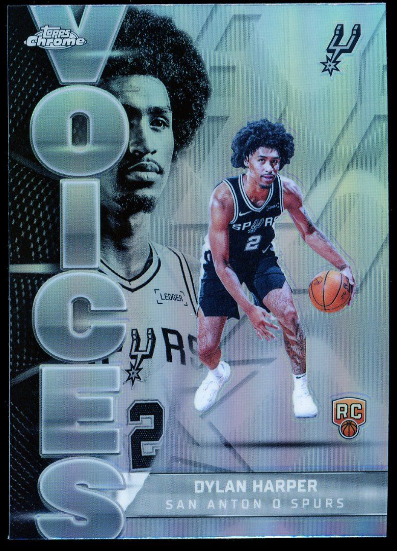 Topps Chrome Basketball 2025 Voices - Dylan Harper RC Refractor #VS-7