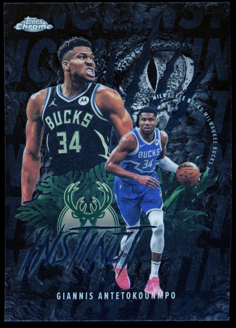 Topps Chrome Basketball 2025 Instinct - Giannis Antetokounmpo #INS-4