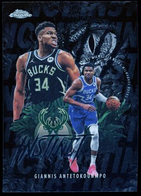 Topps Chrome Basketball 2025 Instinct - Giannis Antetokounmpo #INS-4