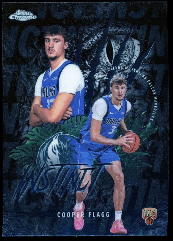 Topps Chrome Basketball 2025 Instinct - Cooper Flagg RC #INS-11