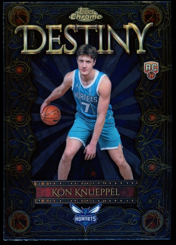 Topps Chrome Basketball 2025 Destiny - Kon Knueppel RC #D-4