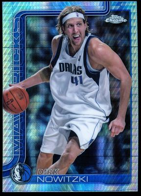 Topps Chrome Basketball 2025 - Dirk Nowitzki Refractor Prism #246