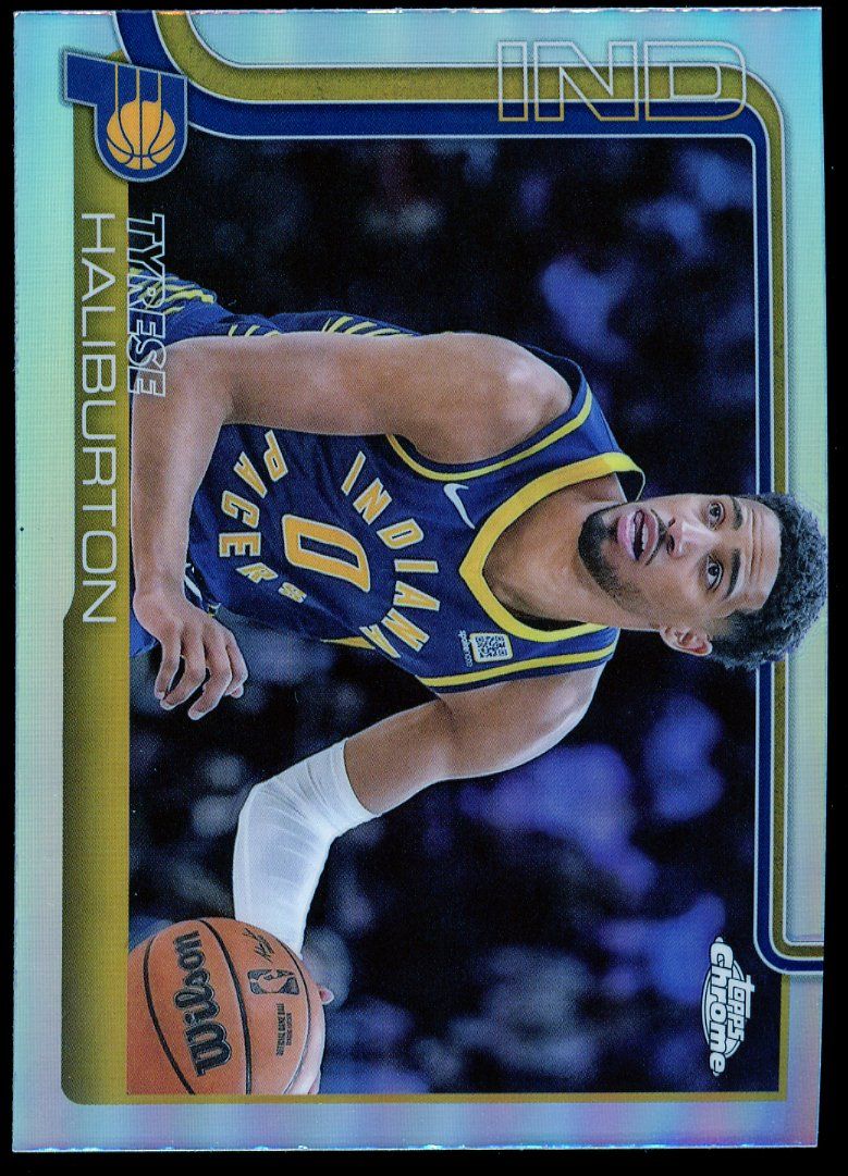 Topps Chrome Basketball 2025 - Tyrese Haliburton Refractor #3