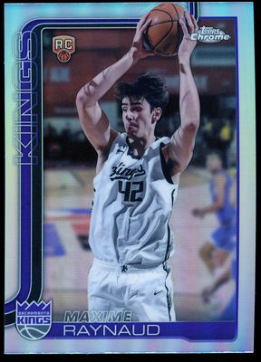 Topps Chrome Basketball 2025 - Maxime Raynaud RC Refractor #293