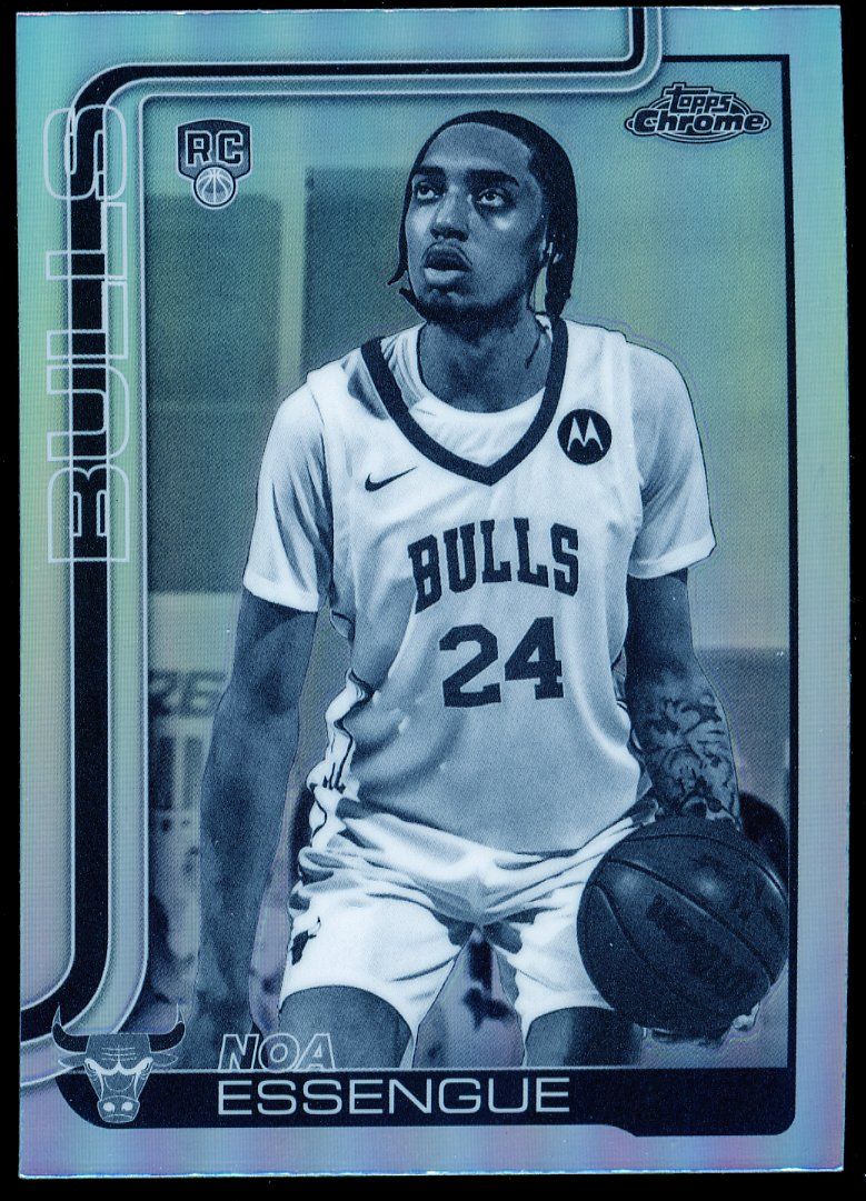 Topps Chrome Basketball 2025 - Noa Essengue RC Refractor Negative #262