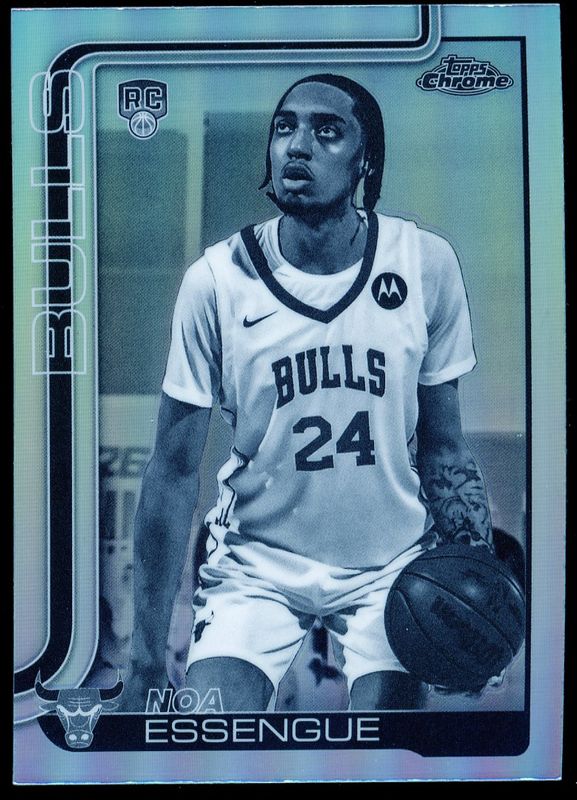 Topps Chrome Basketball 2025 - Noa Essengue RC Refractor Negative #262