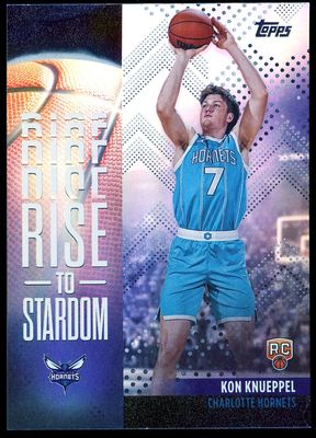 Topps Basketball 2025 Rise to Stardom - Kon Knueppel RC Rainbow #RTS-4