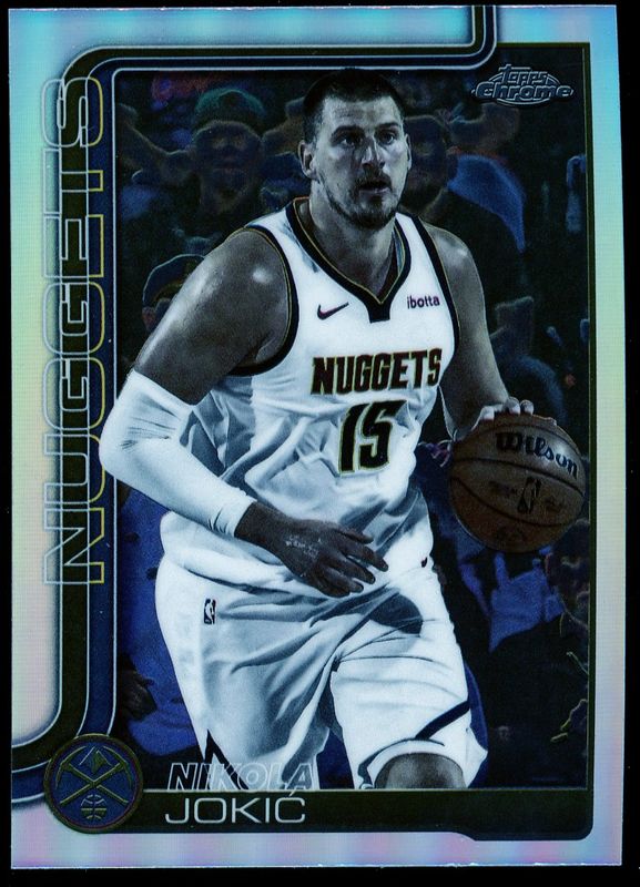 Topps Chrome Basketball 2025 - Nikola Jokic Refractor Negative #25