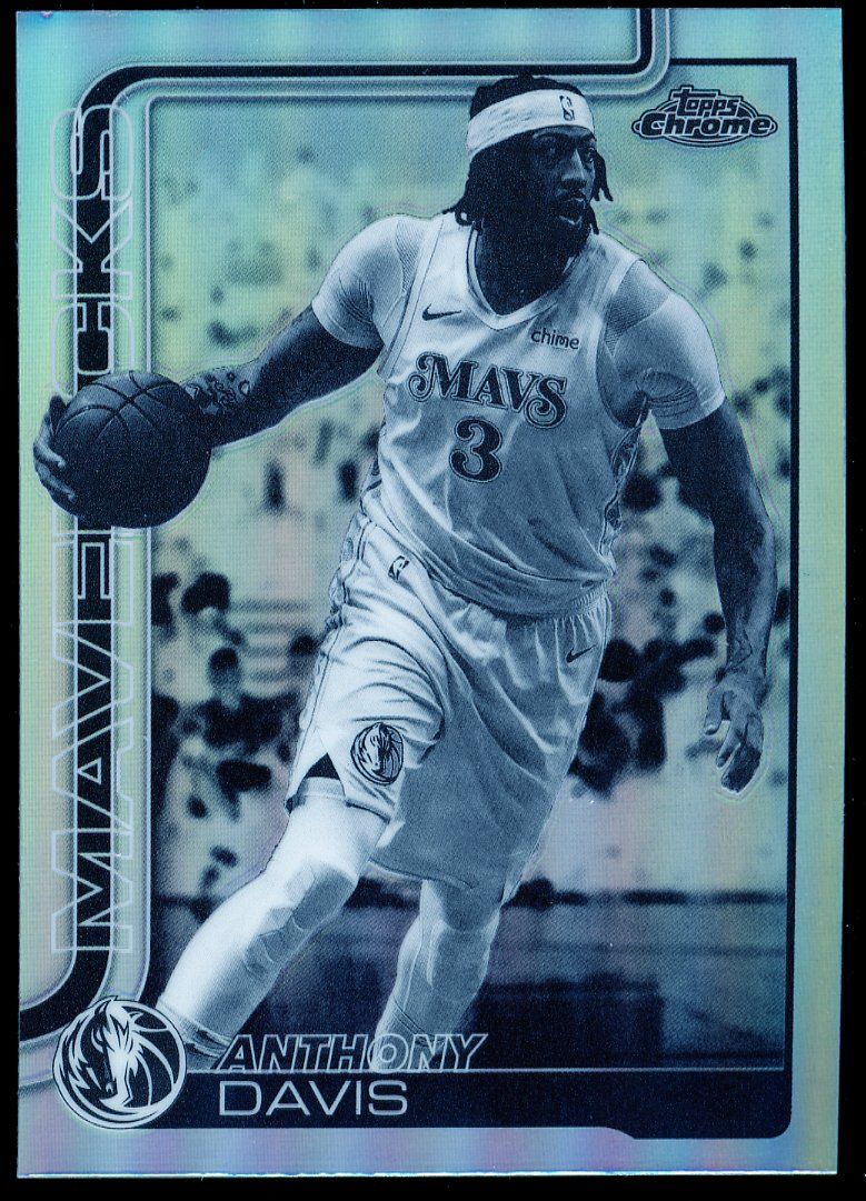 Topps Chrome Basketball 2025 - Anthony Davis Refractor Negative #96