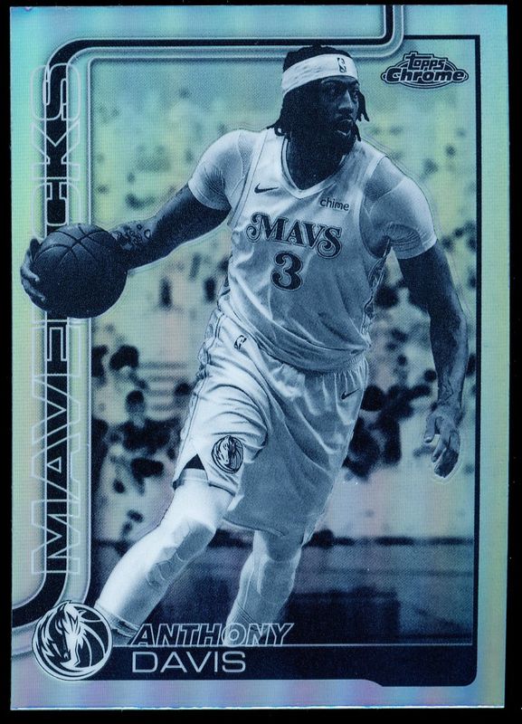 Topps Chrome Basketball 2025 - Anthony Davis Refractor Negative #96