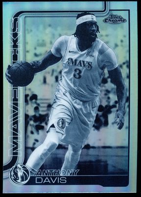 Topps Chrome Basketball 2025 - Anthony Davis Refractor Negative #96