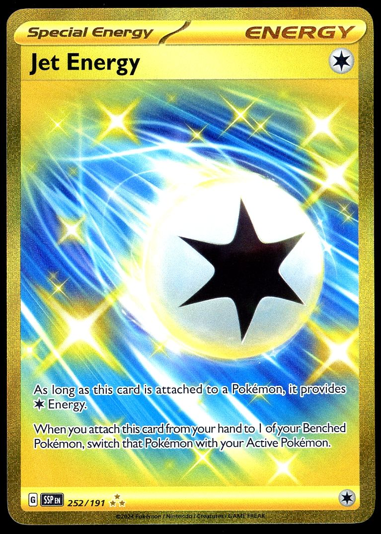 Pokemon Surging Sparks 2024 - Jet Energy #252
