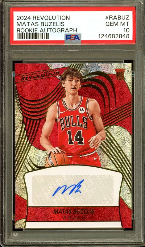 Panini Revolution Basketball 2024 - Matas Buzelis RC Auto #RABUZ - PSA 10