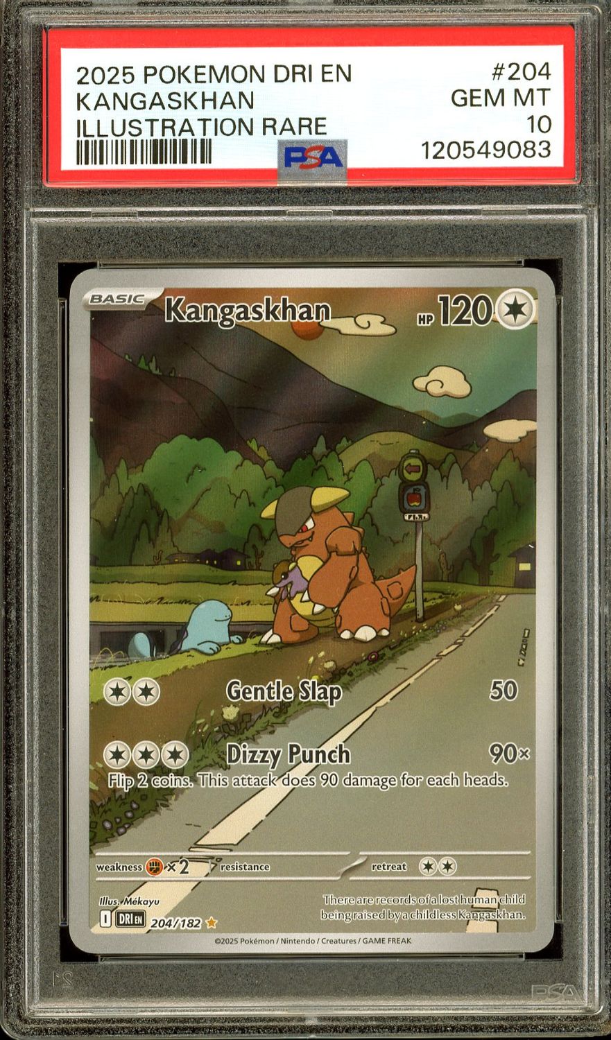 Pokemon Destined Rivals 2025 - Kangaskhan #204 - PSA 10
